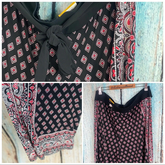 INC NWT Multicolor Printed Wide Leg Pants - Picture 8 of 16